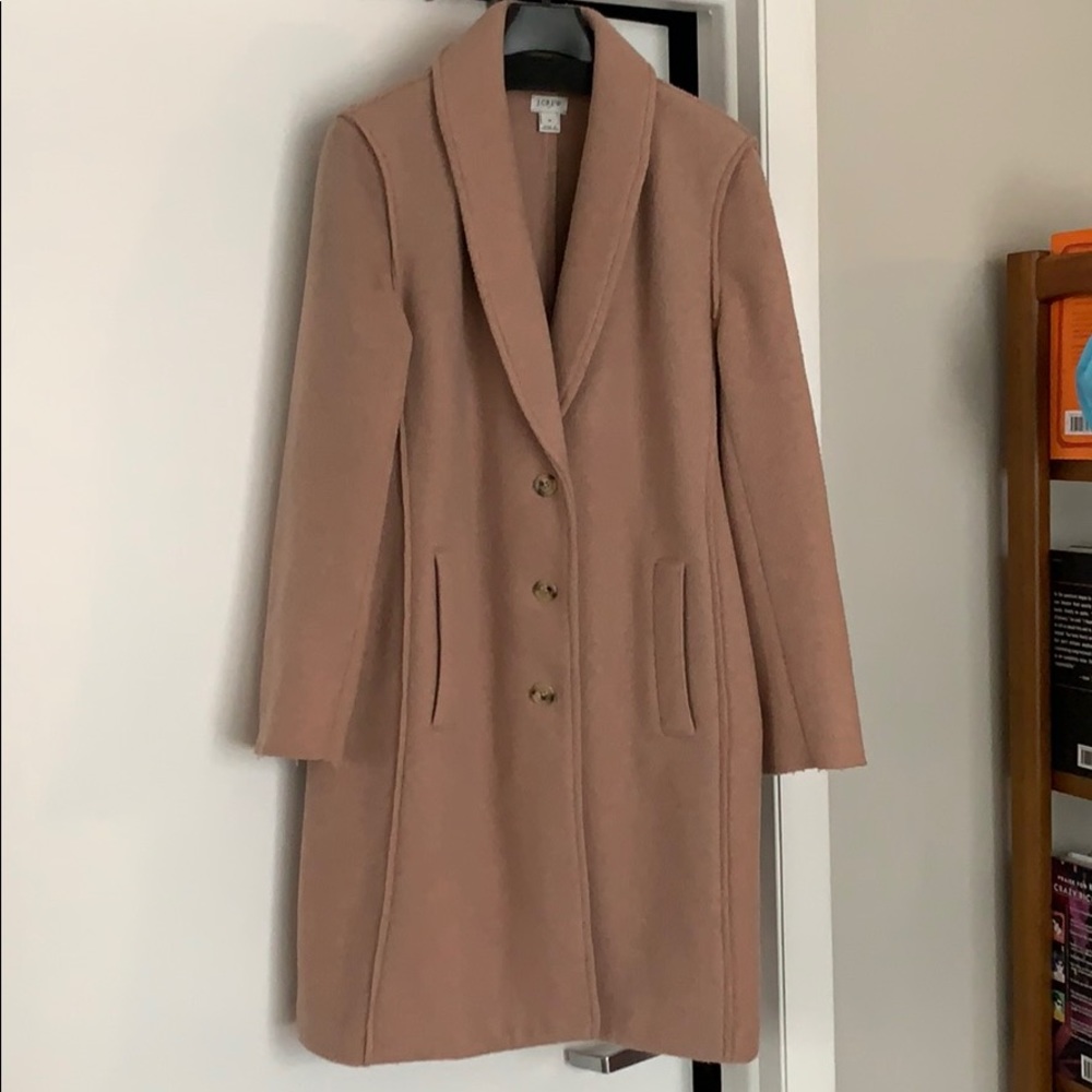J.Crew Factory Light Pink Overcoat